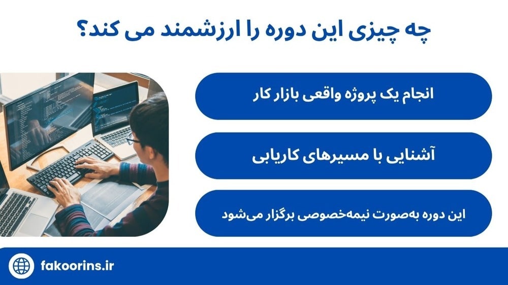 سه چیز که این دوره فرانت اند در بجنورد را متمایز میکند